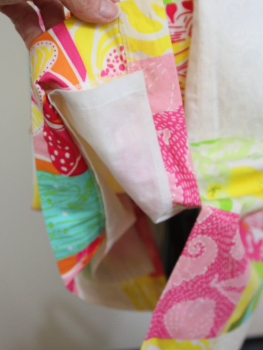 Lilly Pulitzer Patchwork Floral Shift Dress Size 6 Pink Green Cotton Preppy Reso - Picture 9 of 10